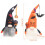 Lighted Halloween Gnome Plush Decor 2 PCS 8