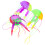Artificial Jellyfish Ornament Silicone 3 pcs 4