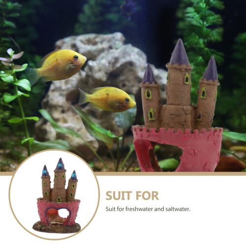 Aquarium Resin Castle Cave Hideout 1pc 2
