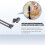 Support de Microphone de Bureau Pro Suspension Bras à Ciseaux Support de Microphone Support de Table pour Samson Bleu Boule de Neige 4
