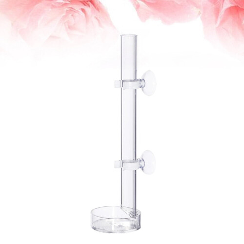 Acrylic shrimp feeder tube with 60mm basin 2