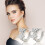 Cercei fluture din argint 925 cu zirconiu 4