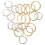 Jewelry Bead Frames Round Double Hole 40pcs 4