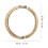 Jewelry Bead Frames Round Double Hole 40pcs 5