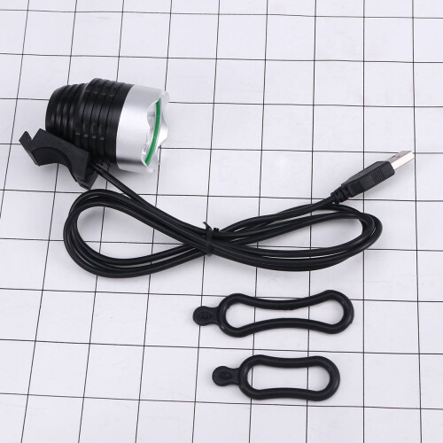 USB LED bike headlight waterproof front light 1 pack 1
