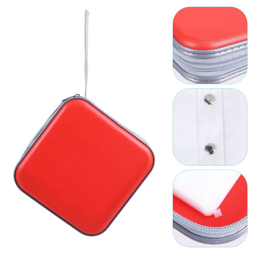 Plastic DVD Case with Zipper 40-Disc Capacity 1
