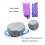 Portable foldable water basin for foot bath 8
