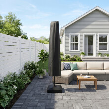 Garden Sanctuary 210D Oxford Cloth Waterproof Patio Umbrella Cover 190cm Height - for Center Pole Parasol