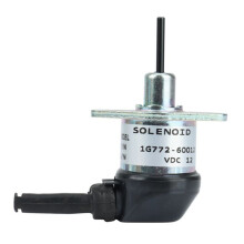 12V BrandstofuitschakelsolenoïDeklep 1G772-60014 1G772-60012 voor -Motor V2607 V3300 V3600 KX057-4 M6040FC SVL75