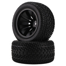 Para HBX 1/12 Pneus de Carro de Alta Velocidade RC Roda de Borracha Completa para CaminhãO 12056 PeçAs de Carro