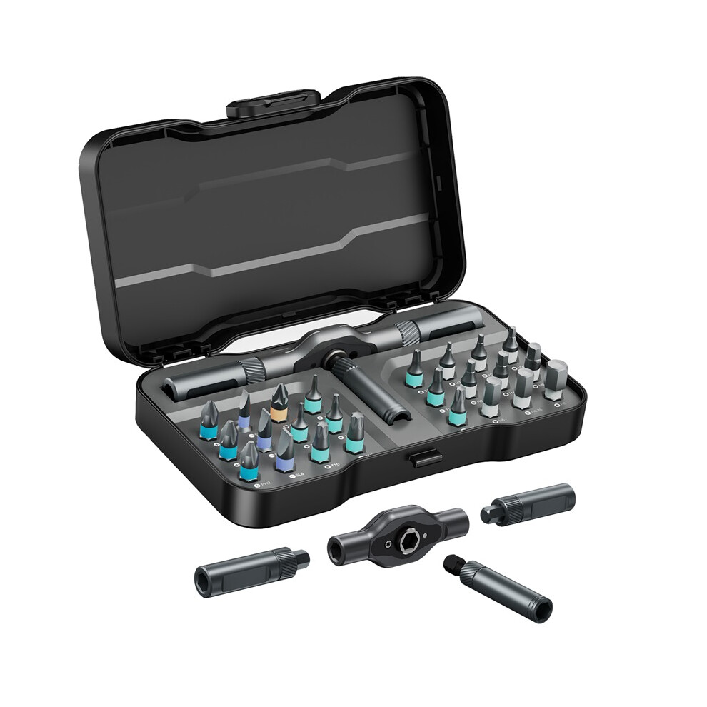Ratchet Screwdriver Set 24 In 1 Magnetic Screwdriver With Detachable Handle Diy Repair Tool For Furniture Computer Bicycle 6910906934047
