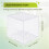 6Pcs Baseball Display Case,UV Protected Acrylic Display Box,Clear Display Case Memorabilia Autograph  Showcase 7