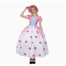 (XL) Toy Story Bo Peep Halloween Cosplay Costume Cloth For Adult Men's & Women Suit