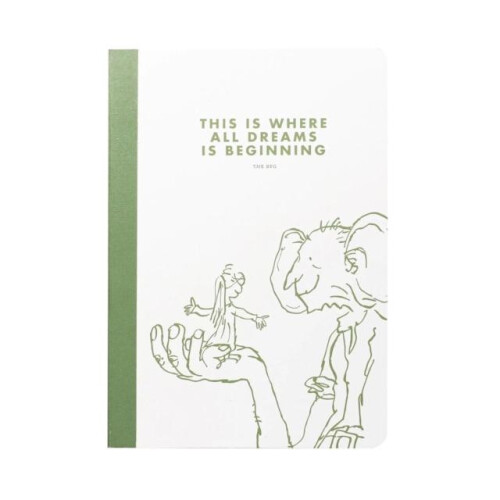 A5 Notebook Softcover Roald Dahl The BFG Paperback Book