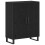 VidaXL vidaXL Highboard 2 pcs Black Oak Engineered Wood 5