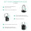(A1) 2PCS/Set 4 Dial Digit Combination Lock Waterproof Security Padlock Outdoor Gym Trunk Safely Code Lock Black 5