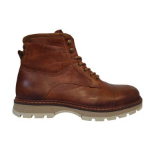 (11 UK, Tan) Firetrap Mens Ralf Leather Round Toe Hiking Boots