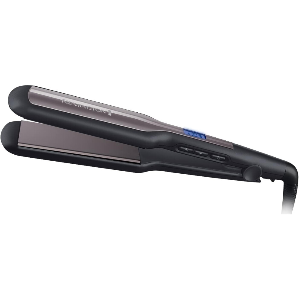 Photos - Hair Dryer Remington Hair Straightener Advanced Ceramic coating for Sleek & smooth glide, Wide longer length 110mm floating plates 