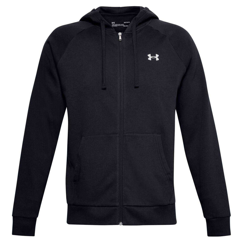 Under Armour (Xxl, Black) Mens Rival Fleece Full Zip Hoodie