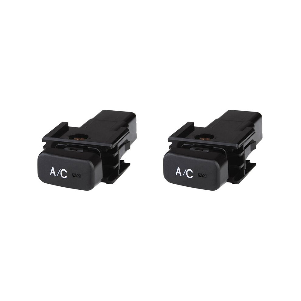 2X 84660-0K010 84660-71010 Car A/C Air Button For Hilux Vigo 2004-2015 846600K010 8466071010 Black 4711039508592