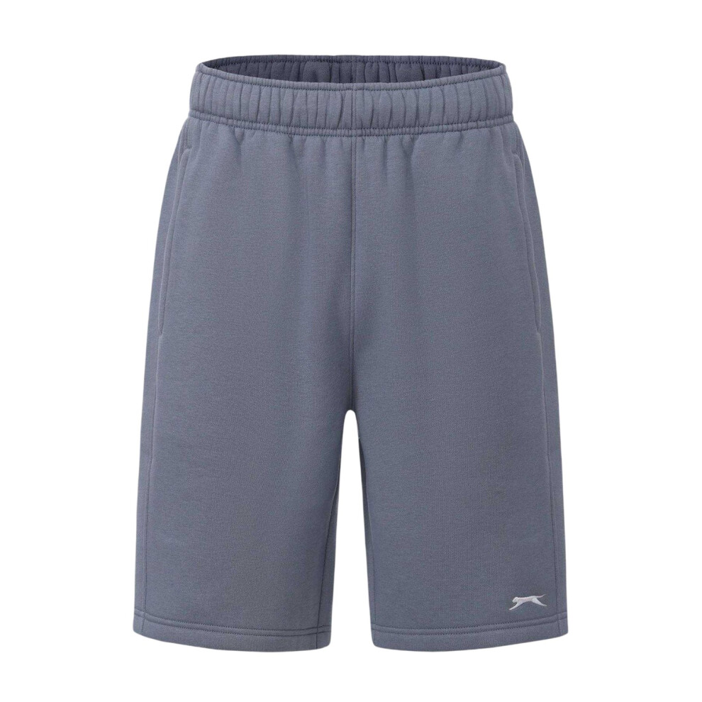 Slazenger (M, Slate Blue) Mens Fleece Shorts