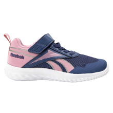 (12 UK Child, Twilight Purple) Reebok Childrens/Kids Rush Runner 5 Elastic Trainers