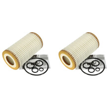 2X 0001802609 Remplacement de la Grille en Molleton de Filtre Ă Huile de Moteur de Voiture pour la Classe - C CL CLK CLS E G GL GLK ML