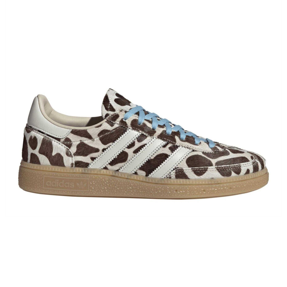 Adidas (4.5 Uk, White/Brown) Womens/Ladies Spezial Leather Handball Trainers