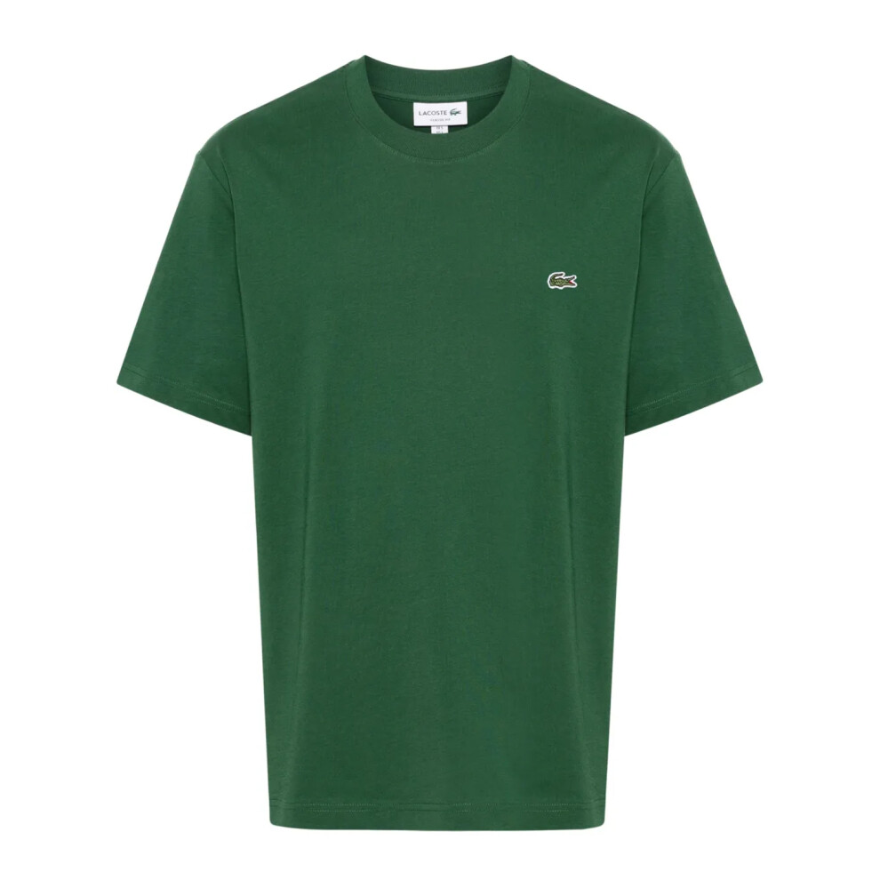 Lacoste (L, Green) Mens Embroidered Logo T-Shirt