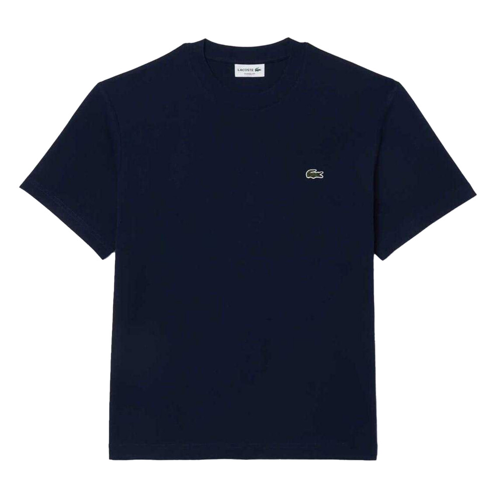 Lacoste (L, Navy) Mens Embroidered Logo T-Shirt