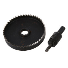 Diente De Sierra De Agujero Broca Taladro De Sierra De Agujero De Acero HSS Herramienta Cortador Para Metal Madera AleaciÓN 80mm