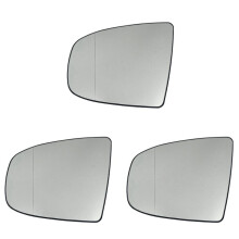 3X Linke Seite Rückspiegel Fü Heck Ansicht Seiten Spiegel Glas Beheizt + Einstellung für X5 E70 2007-2013 X6 E71 E72 2008-2014