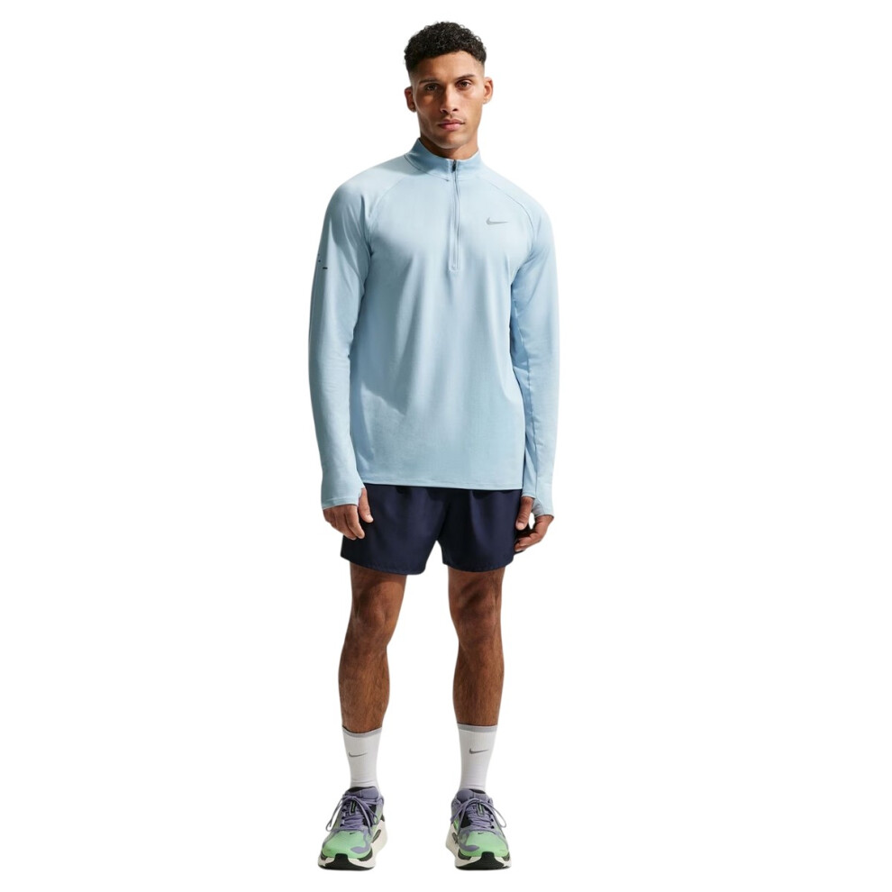 Nike (L, Blue) Mens Stride Running Top