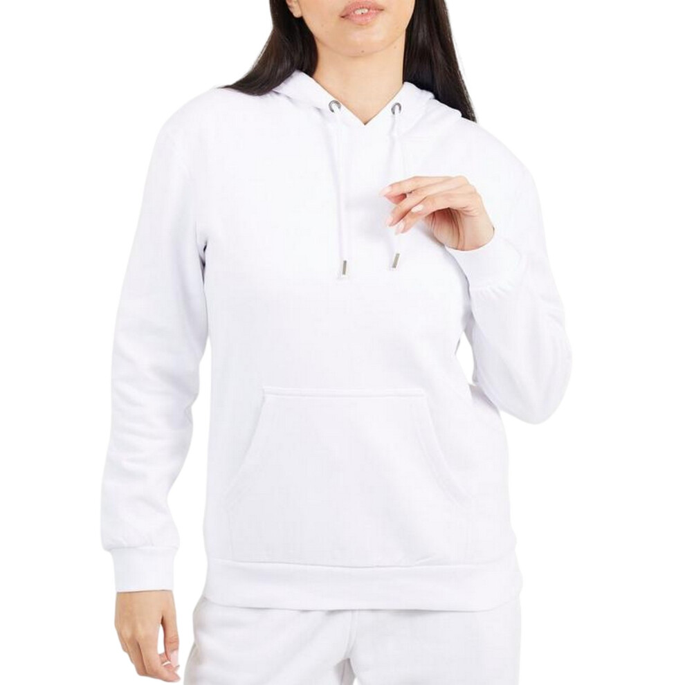 Brave Soul (14 Uk, White) Womens/Ladies Drawstring Hoodie