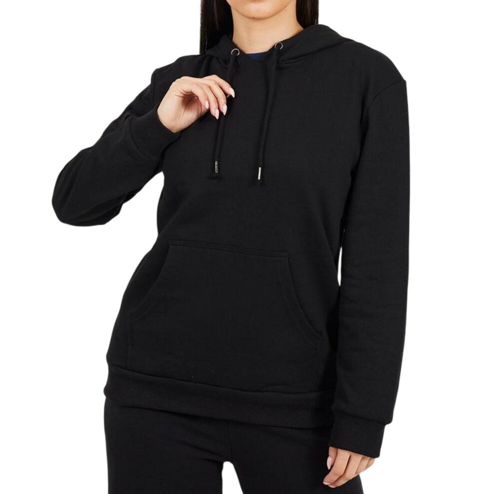 Brave Soul (14 Uk, Black) Womens/Ladies Drawstring Hoodie