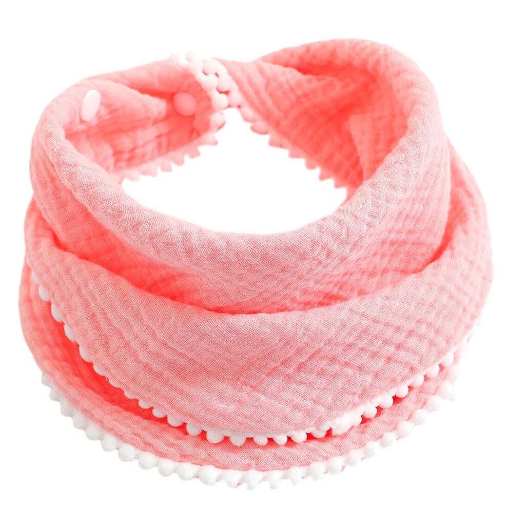 Baby gauze saliva towel Muslim square double bib with pocket