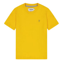 (12-13 Years, Yellow) Farah Boys Spectra Embroidered Logo T-Shirt