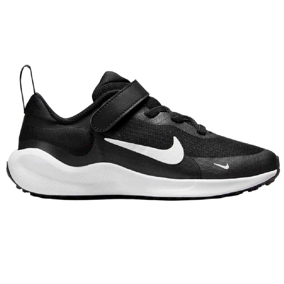 Nike (8 Uk Child, Black/White) Childrens/Kids Revolution 7 Psv Trainers