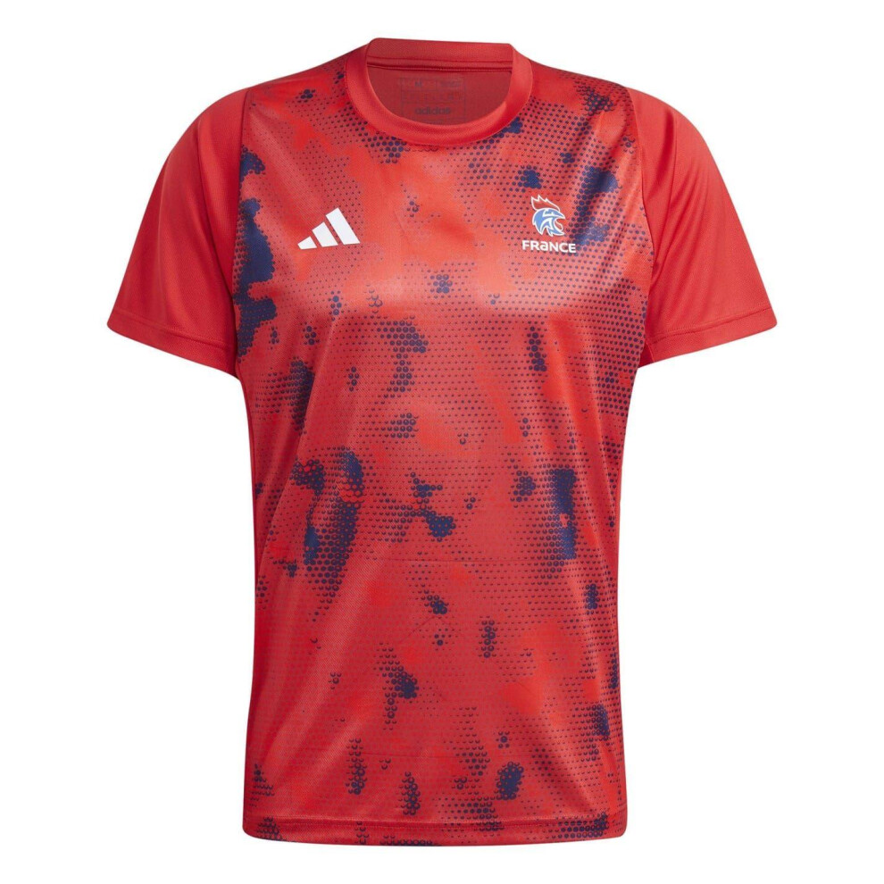 Adidas (Xl, Team College Red) Mens France Ffr Handball T-Shirt