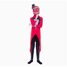 (Caine, 170) The Amazing Digital Circus Cosplay Costume Jumpsuit Halloween Suit Mask