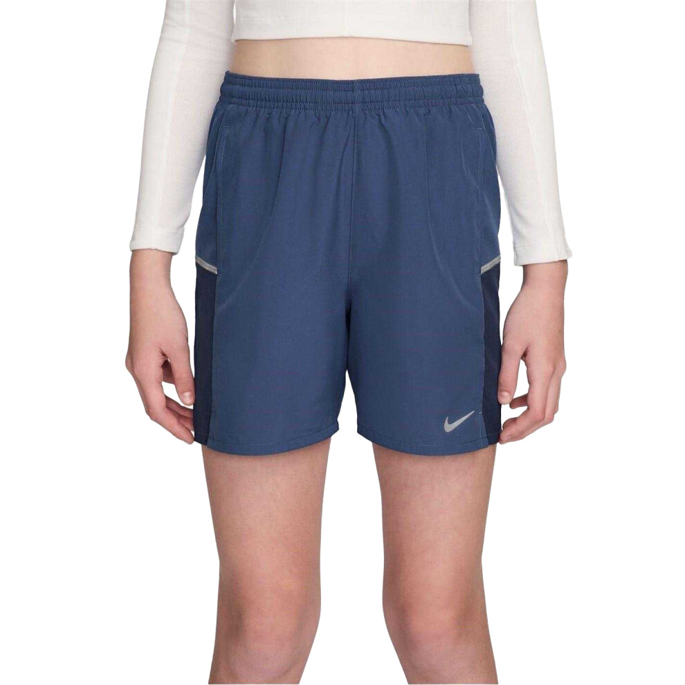 Nike (M, Navy) Womens/Ladies Miler Running Shorts