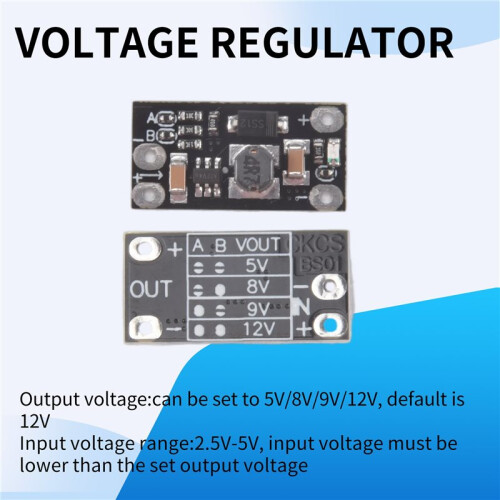 20Pcs  - Boost Step  Converter 3.7V to 12V Voltage Regulator Lithium Battery Boost Module 5V/8V/9V/12V Output 2