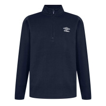 (S, Dark Navy) Umbro Mens Club Essential Quarter Zip Regular Sweatshirt