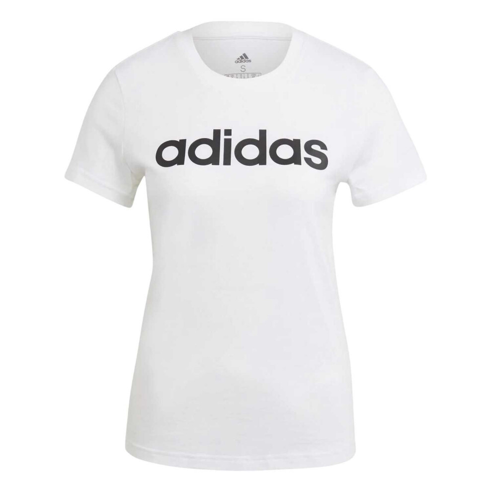 Adidas (Xxs, White) Womens/Ladies Logo T-Shirt