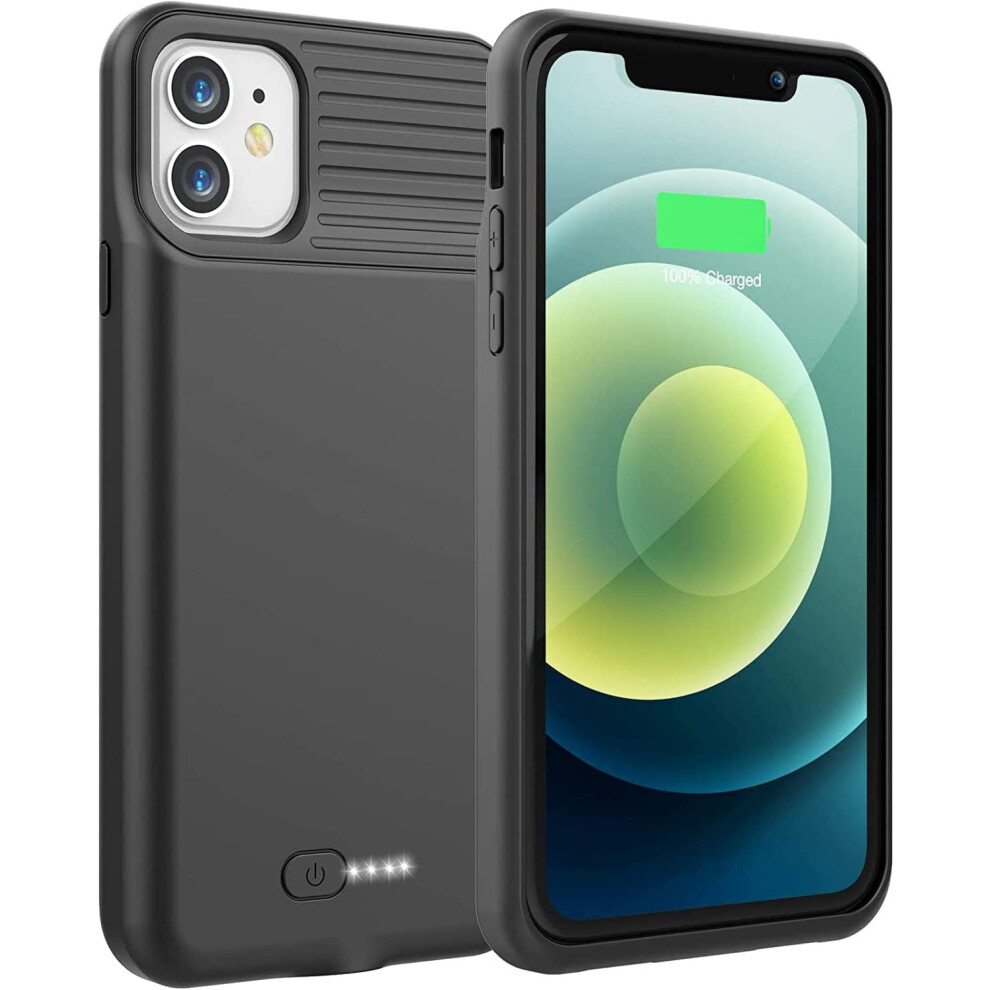 Iphone 11/Xr Battery Case 6000Mah Ultra-Slim Light 9336866786385