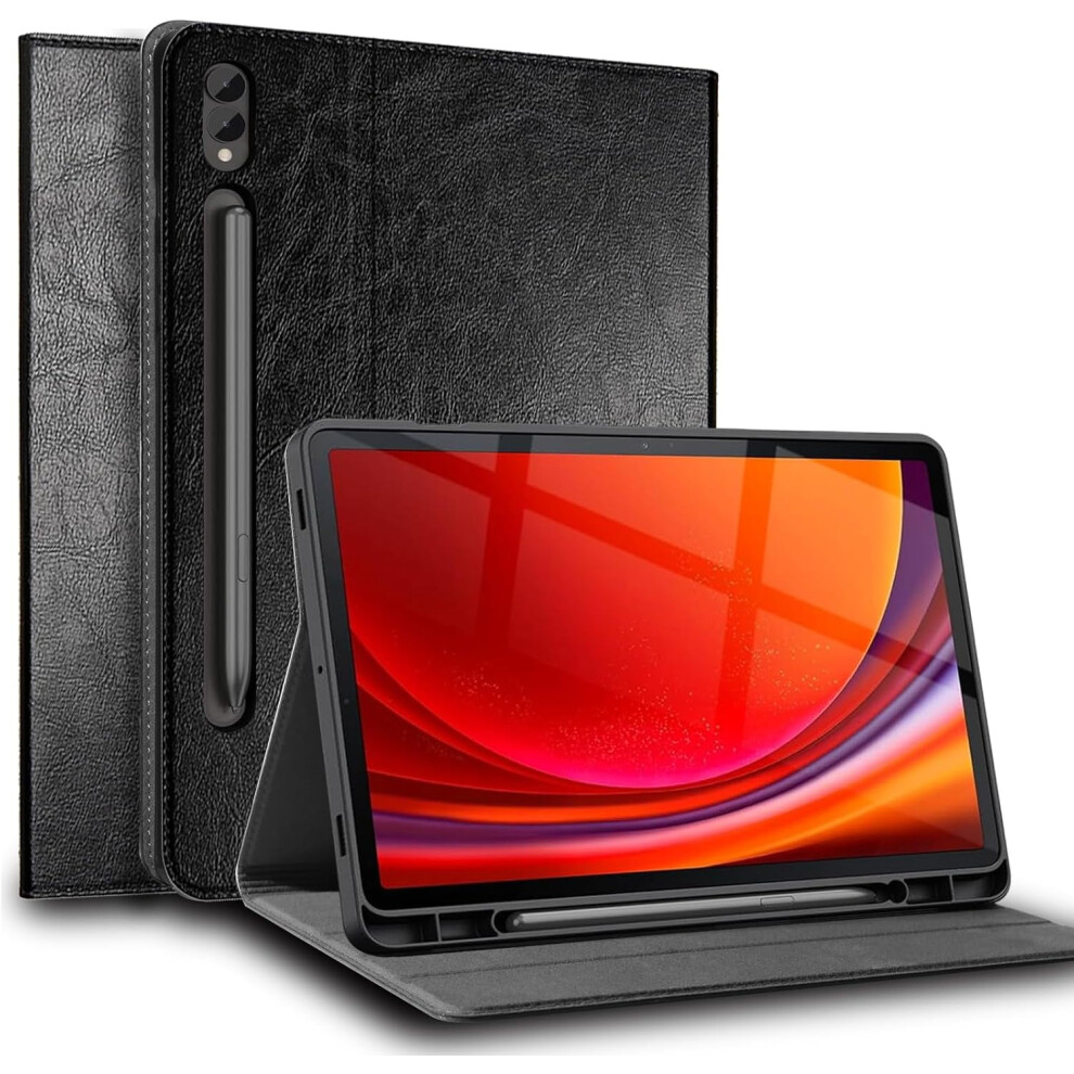 Genuine Leather Case For Samsung Galaxy Tab S9+ Plus 12.4 9336866786545