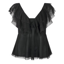 (6 UK, Black) Ted Baker Womens/Ladies Relaxed Fit Puff Sleeve Blouse