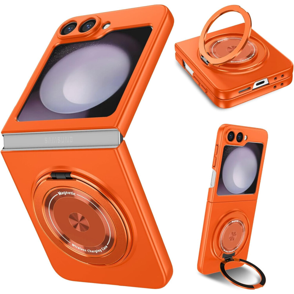Magnetic Case For Samsung Galaxy Z Flip 6, 360 Rotating 9336866799163