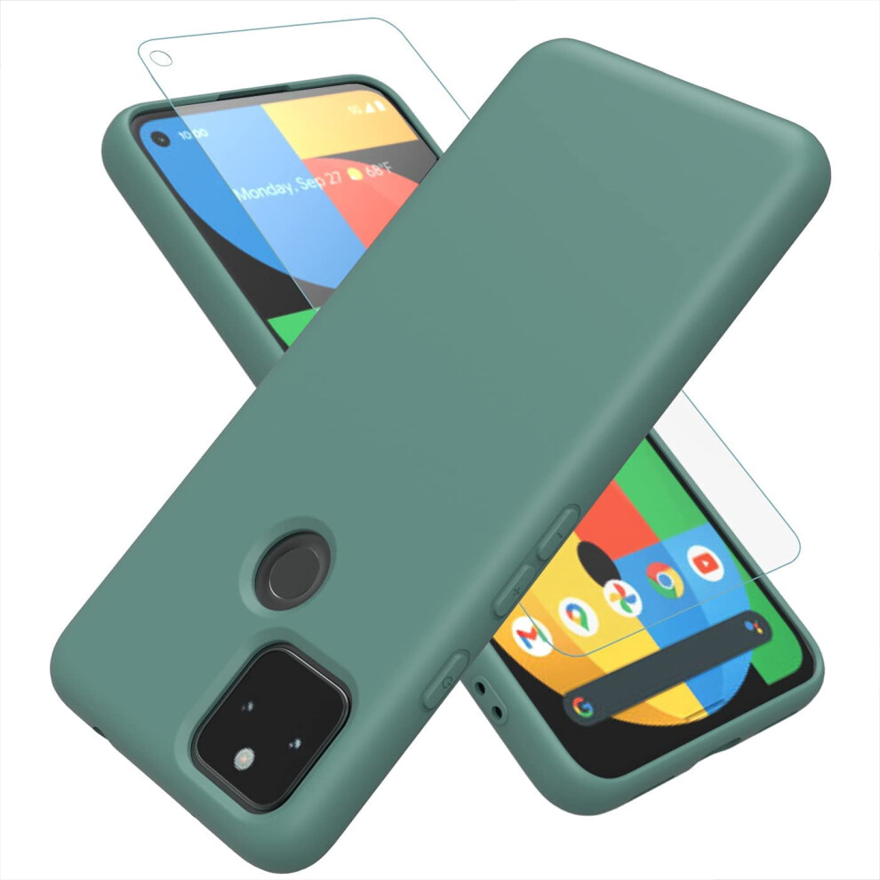 Google Pixel 5A 5G Case With Tempered Glass Protector 9336866799187