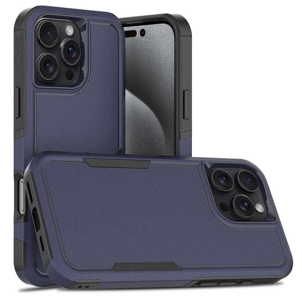 Iphone 16 Pro Max Shockproof Hybrid Case Grip Blue 9336866799842